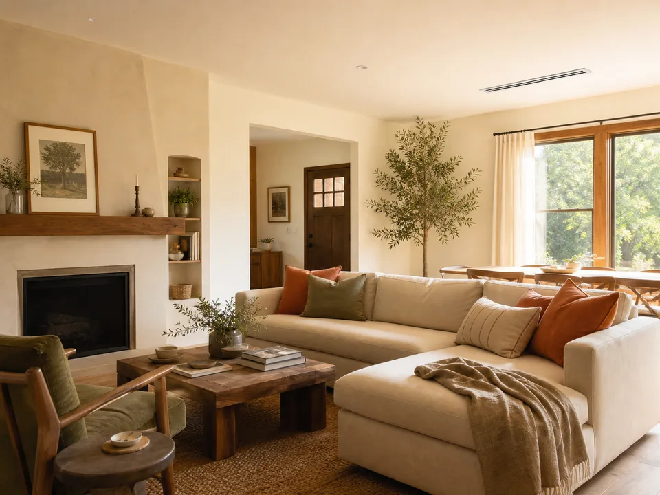 Comfortable Bay Area living room